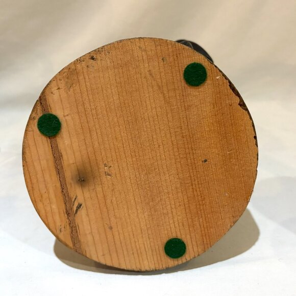 St. Croix Forge Horeshoe Art Cowboy Sculpture Wood Base 10" - Picture 9 of 10